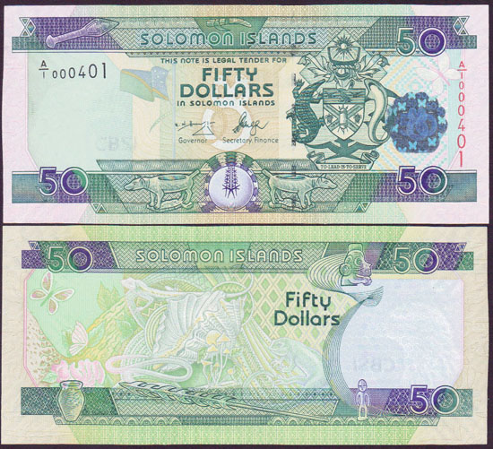2004 Solomon Islands $50 (Unc) L001753